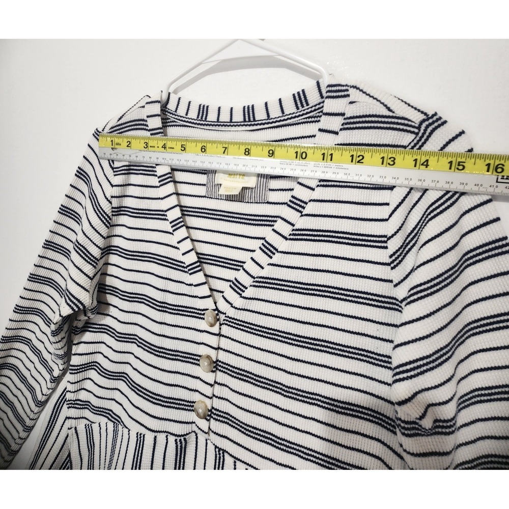 Maeve By Anthropologie Women's Eliza Henley Babydoll Tunic Black And White... - Picture 4 of 8